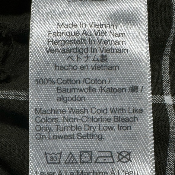 Madewell Women's Cotton Plaid Corduroy Pants Dark Academia Green Size  M - Picture 5 of 5